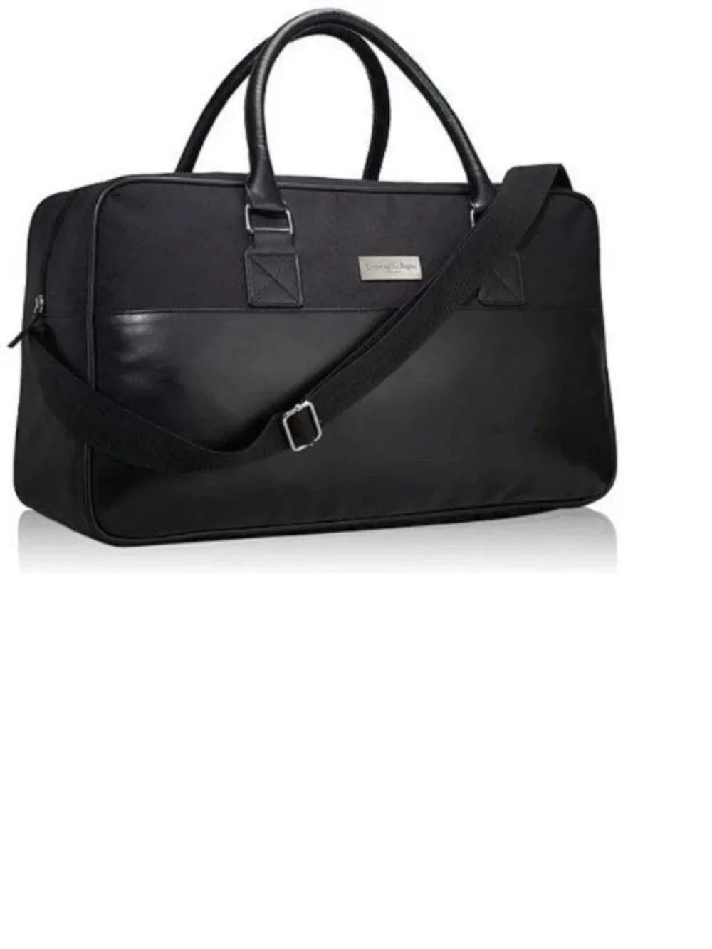 Zegna Weekender Black Duffle Bag